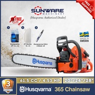 HUSQVARNA 365 Chainsaw 20" / 24" / 28" Guide Bar & Saw Chain (Made in Sweden)