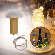 Adepe Wine Bottle Corks Lights Party Favor 8 LEDs 78cm LED Fairy Cork String Lamp for Crafts Hallowe