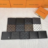 💜LOUIS VUITTON  LV 短款銀包 卡包 錢夾 護照包 零錢包 男款 禮盒 生日禮物 情人節Wallet, men's gift box, birthday gift, Valentine