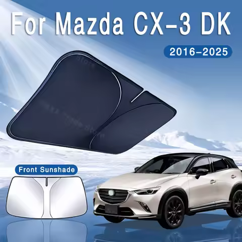 For Mazda CX-3 DK 2016~2025 2018 2020 Foldable Car Sun Visor Front Windshield Sunshade Heat Insulati