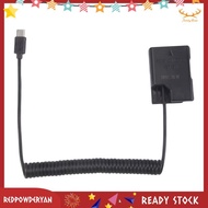 [Redpowderyan.] EL14 Dummy Coupler Battery Type-C Spring Cable for  D3100 D3500 D5100 D5200 D5300 D5
