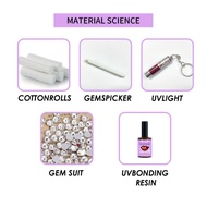 LUNOON Multicolor Teeth Gem Easy Disassembly Easy Installation Diamond Strong Beautiful Teeth Diamon