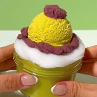 【Jellsis】 Green Tea bingsu Slime / 300ml clay mix mochi,tteok touch slime / High quality slime