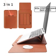 Laptop Sleeve Leather Bag CR4 Laptop 11 12 13 14 15 16 inch Can Custom Name Logo