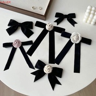 VALEX Black Ribbon Pin, Awareness Melanoma Cancer Black Bow Brooch Pin, Lapel Pin Breast Cancer Skin