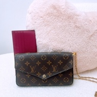 Lv felicie woc 老花鏈條包