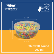 (Isi 25 Pcs) Thinwall Bulat 200 ml 300 ml Thinwall Persegi Panjang 500 ml 750 ml 1000 ml 1500 ml //