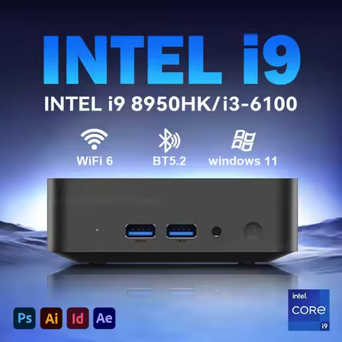 Windows 11 Mini PC Computer Intel Core i9 8950HK Intel Core i3 6100 16GB DDR4 1TB 2TB SSD WIFI 6 BT5