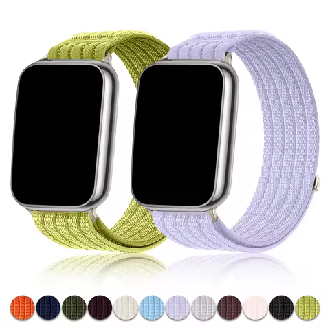 For Redmi Watch 4/5/6/5 ESIM、Xiaomi Band 8 Pro/9 Pro/10 Pro Cloud-sensing Breathable Nylon Loop Spor