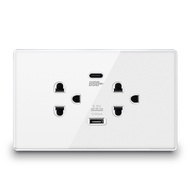 6 หลุม เต้ารับปลั๊กไฟ ปลั๊กช้าง ตราช้าง หน้ากาก ปลั๊กกราวน์คู่ ปลั๊กเดี่ยว สวิตซ์ เต้ารับ ปลั๊กตราช้