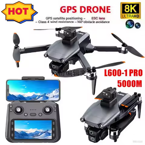 L106-1 PRO Max GPS Professional Drone 4K HD Camera Screen Remote 5G WIFI 3KM EIS Obstacle Avoidance 