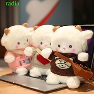 RADIANTZAP Little Sheep Plush Toy Home Decor Cute Plushie Dolls Sweater Sheep Animal Dolls Crossbody