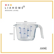 Glass Measuring Cup with Spout Microwave and oven Safe 500ml/1000ml