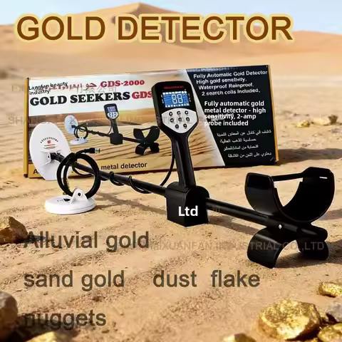 GDS2000 Metal Detector Gold Detection Sand Gold Treasure Hunting Instrument Outdoor Treasure Hunting
