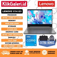 Laptop Sekolah Lenovo V14 G3 i5 1235U 24GB 512GB SSD OHS Grey