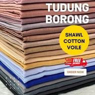 [Supplier] Shawl Cotton Voile Borong - Pembekal tudung direct kilang - supplier tudung