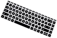 UUONDO Keyboard Cover Skin for 14" HP Probook 440 G8 G9/HP Probook 445 G8 G9/HP Probook 640 G7 G8 14 inch Laptop, 2023 2022 2021 New HP Probook 14 Keyboard Protector Cover Skin-Black