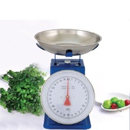 30 Kg Bowl Steel Kitchen Scale Measuring Analog Scale Spring Balance With Bowl/Penimbang