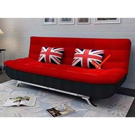 {180cm} Nordic Design Premium 3 Seater Sofa Bed Sturdy Steel Leg Full Wooden Frame Nordic Style Furn