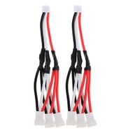 2Pcs 7.4V 2S Lipo Charger Cable SYMA X8 X8W X8G MJX X600 X101 V666 Drone Parallel Charging Adapter