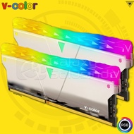 V-color Prism PRO RGB 16GB (2x8) DDR4 4133MHz - Silver Memory RAM