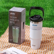 sc98richshop พร้อมส่ง แก้วเก็บความเย็น แบบใหม่มีที่จับ หูหิ้ว แก้วสแตนเลส304 900ml