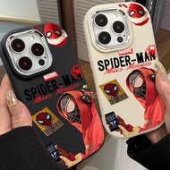 Scissorhands Spider Man Phone Case Compatible for IPhone 7 8 Plus 11 13 12 14 15 Pro Max XR X XS Max SE 2020 Large Hole Frame Silicone Soft Case Full Package