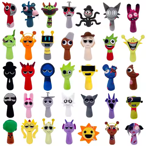 Sprunki Plush Toys Oren Pinki Wenda Mr.Computer Owakcx Jevin Tunner Mr.Tree Christmas Birthday Gifts