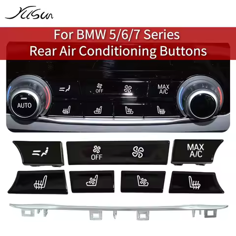 For BMW 5 6GT 7 Series rear air conditioning button G chassis G30 G31 G38 F90 G32 G11 G12 540i 630i