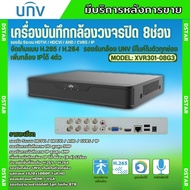 UNV เครื่องบันทึกภาพ 8ช่อง รุ่น XVR301-08G3 รองรับกล้องวงจรปิดทุกระบบ รับประกัน3ปี