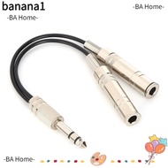 BANA Breakout Splitter Cable, Electric Box Bass Male to 2 Female 6.35mm Male to 2 6.35mm Female, Shi