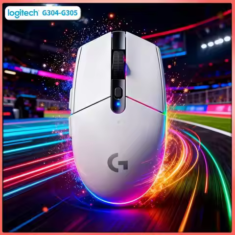 LIGHTSPEED Gaming Mouse Logitech G305, 12000 DPI HERO, 6 Programmable Keys, 250hr Battery, 99g, LIGH