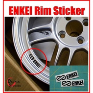 ENKEI RIM STICKER 4PS [OUTDOOR USE] CAR MOTORCYCLES STEENKEI RPF1