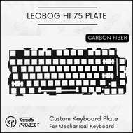 [READY STOCK] LEOBOG Hi75 FR4 / POM / CARBON FIBER / BRASS / ALUMINIUM Plate for Mechanical Keyboard