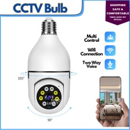 CCTV Wireless Outdoor Wifi Security Camera IR Color Night IP Camera Bulb CCTV V380 pro kamera