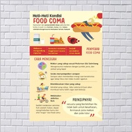 Food Coma Health Poster