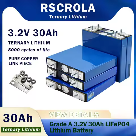 3.2V 32Ah Lifepo4 Batteries 4S 12.8V 30ah 3C 5C Lithium Iron Phosphate Battery Pack Solar Motorcycle