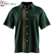 [FREE CUSTOM] CORPORATE SHIRT NEW DESIGN@NEW ARRIVAL _ EXCLUSIVE BATIK PATTERN CORPORATE SHIRT