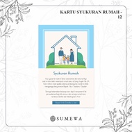 Kartu Ucapan Syukuran Rumah Baru / Kartu Selamatan Rumah Baru - 12