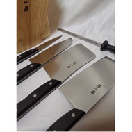 7pcs stainless steel knife set with Solid Wood Knife Holder