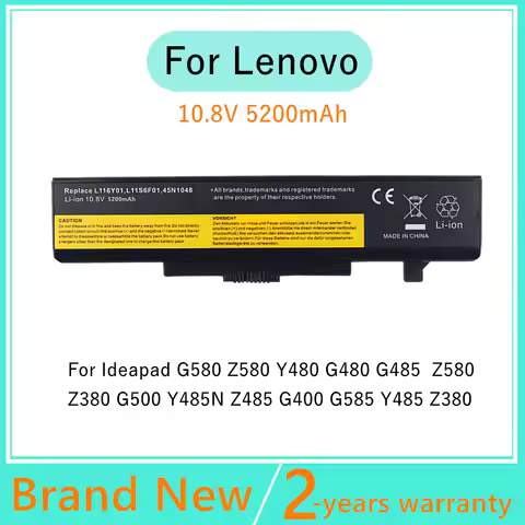 Laptop Battery For Lenovo IdeaPad G400 G500 G480 G585 Y480 Y485 Y580 Z380 Z580 G485 G580 Y480N Y480P
