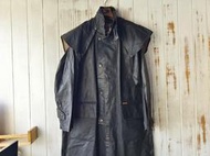 Marlboro Classics MCS早期絕版頂級義大利製稀有原版風衣男黑色長版獵裝長大衣風衣外套XL號(1119)