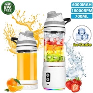 Powdeom 700ML Juice Cup Portable Blender,Mini Juice Blender, USB Rechargeable Blender For Smoothies 