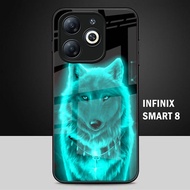 Softcase Glass Kaca untuk Infinix Smart 8 Baru 2023 - Case Hp (N46)