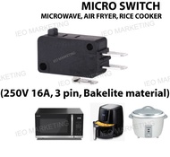 MICRO SWITCH 16A PERIUK NASI RICE COOKER MICROWAVE AIR FRYER Panasonic Elba Soft touch Bakelite