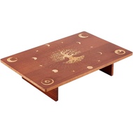 PH PandaHall Altar Table, 11.8x7.8inch Wooden Meditation Altar Wiccan Alter Table Buddhist Shrine Mo