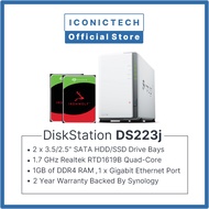 WaOnly019-3710-000  Ironwolf 2TB ~ 32TB Synology DS223J 2-Bay DiskStation NAS Enclosure (casing only