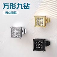 Square Earrings Men's Square Earrings Men's Women's Diamond-Stud Earrings-Xiaoxie's Grocery Store