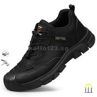 Men's Unbreakable Shoes Work Waterproof And Puncture Resistant Toe Safety Shoes Steel Shoes Work Safety Shoes Steel Toe Boots DCB5