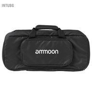 intusg ammoon DB-2 Guitar Pedal Board Aluminum Alloy Pedalboard Set with Carrying Bag Tapes Strap